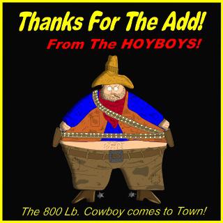 Fat Cowboy Cartoon